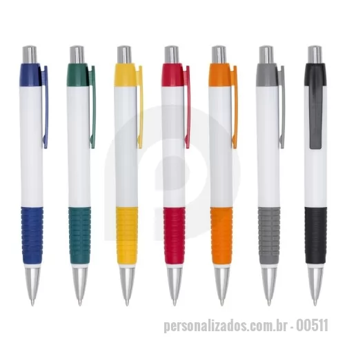 Caneta plástica personalizada - Caneta Plástica