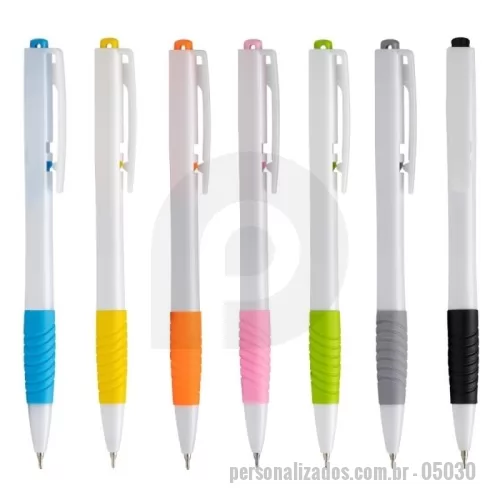 Caneta plástica personalizada - Caneta Plástica