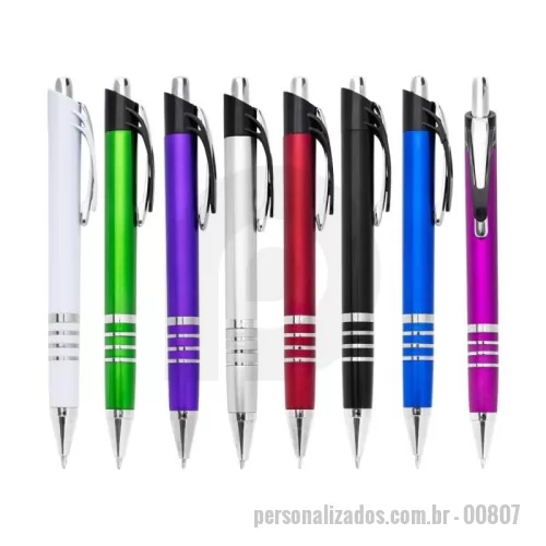 Caneta plástica personalizada - Caneta Plástica