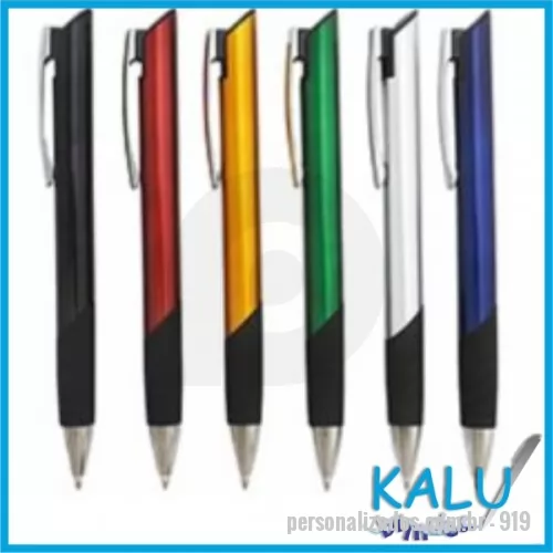Caneta plástica personalizada - CANETA PLÁSTICA