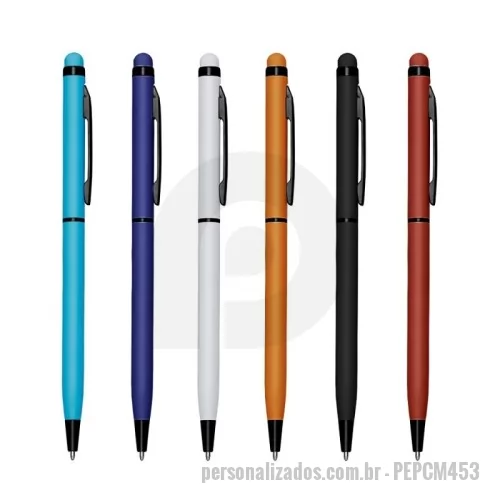 Caneta touch personalizada - Caneta Metal Touch para Brinde Promocional