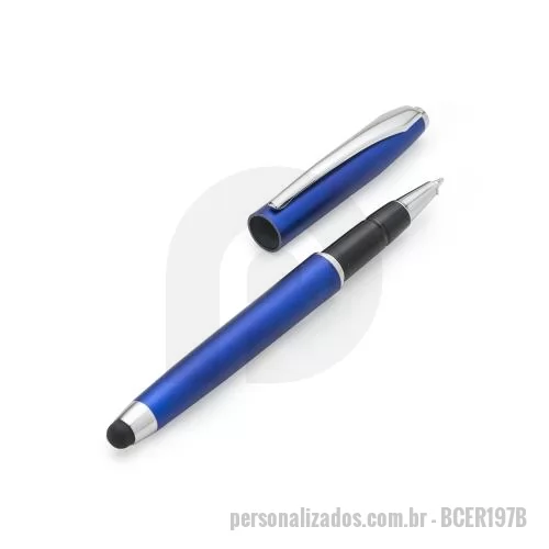 Caneta touch personalizada - Caneta Plástica Touch