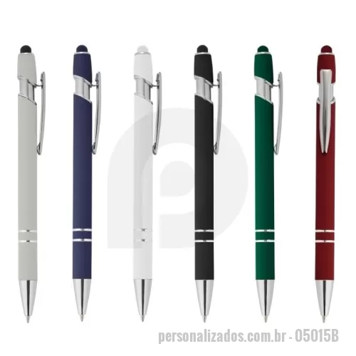 Caneta touch personalizada - Caneta Metal Touch