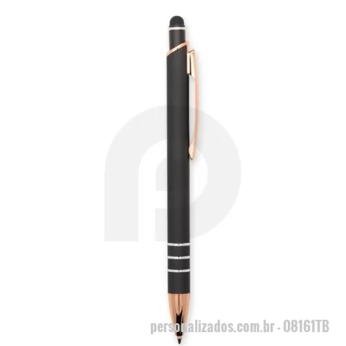 Caneta touch personalizada - Caneta Metal Touch