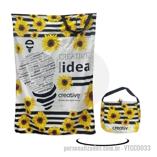 Canga personalizada - Canga confeccionada em tecido Aspen sublimado, que pode ser aberta como superfície de uso ou fechada como bolsa. Estrutura leve, de secagem rápida e com área total para personalização. Pode acomodar objetos como toalha, carteira e pequenos itens durante o transporte.