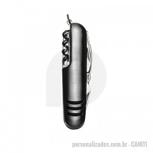 Canivete personalizado - Canivete de Metal 11 funções