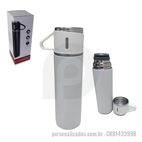 Cantil personalizado - Cantil de Metal 500 ml Personalizado