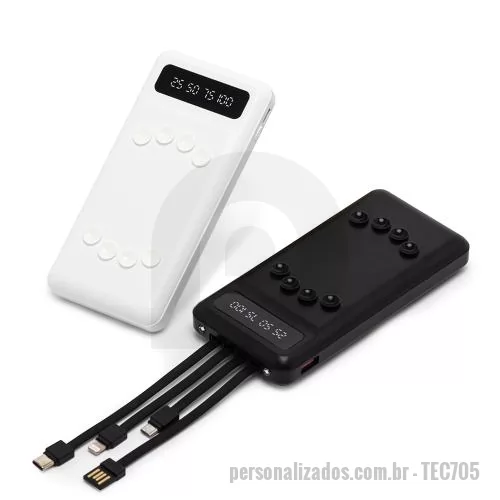 Carregador de pilha personalizado - Carregador Power Bank 10000mAh Personalizado