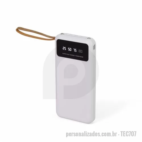 Carregador de pilha personalizado - Carregador Power Bank 10000mAh Personalizado