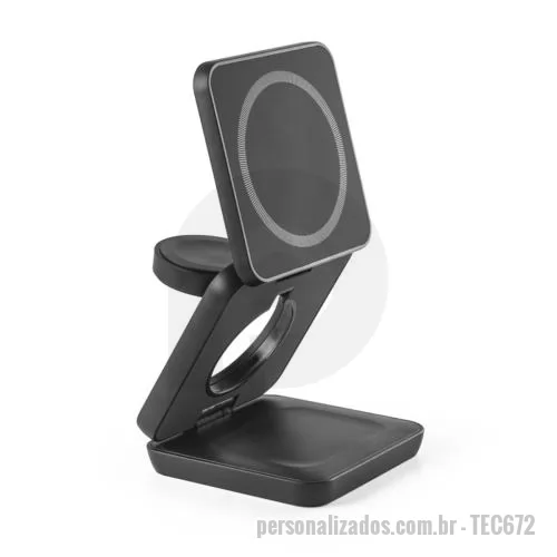 Carregador de pilha personalizado - Carregador Wireless por indução Personalizado