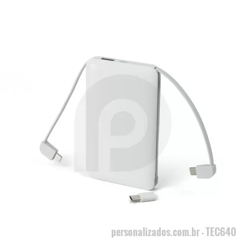 Carregador de pilha personalizado - Carregador Power Bank 5000mAh Personalizado