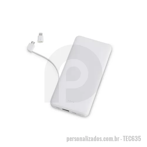 Carregador de pilha personalizado - Carregador Power Bank 10000mAh Personalizado