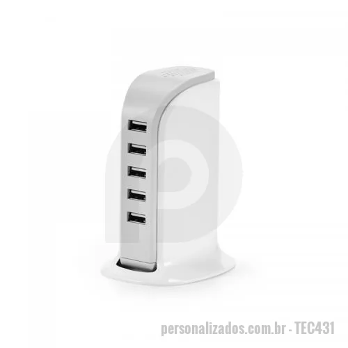 Carregador personalizado - Estação de Carregamento USB Personalizada