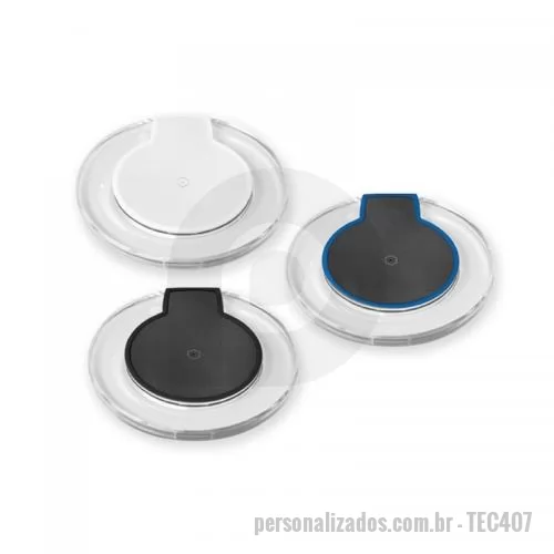 Carregador portátil USB personalizado - Carregador Portáil Wireless Personalizado
