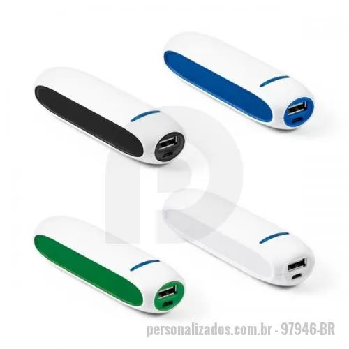 Carregador portátil USB personalizado - BATERIA PORTÁTIL 1500 mAh