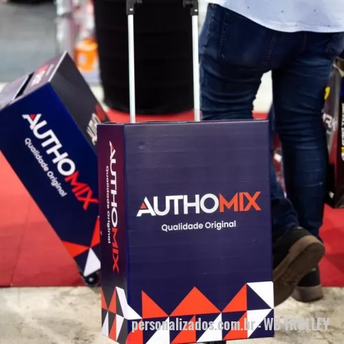 Carrinhos para feiras e eventos personalizado - Carrinhos para feiras e eventos em papelão microondulado