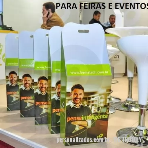 Carrinhos para feiras e eventos personalizado - Carrinhos para feiras e eventos em papelão microondulado