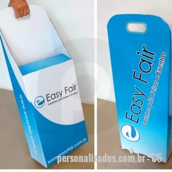 Carrinhos para feiras e eventos personalizado - Carrinhos para feiras e eventos em papelão microondulado