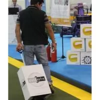 Carrinhos para feiras e eventos em papelão microondulado