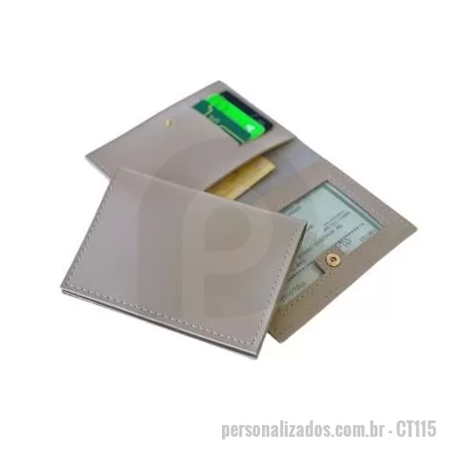 Carteira personalizada -  Carteira de Couro Personalizada