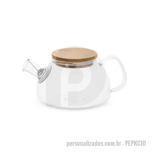 Chaleira personalizada - Bule de Vidro Personalizado