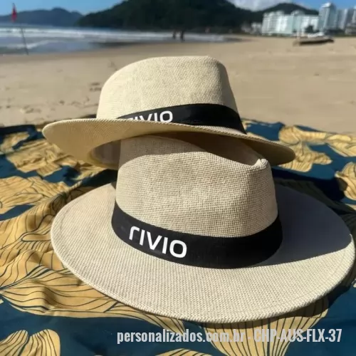 Chapéu Australiano personalizado - Flex, juta ou lona. Chapéu australiano em três materiais, personalizado com a sua marca. Para eventos ao ar livre, agro, turismo e ações de verão. Pedido mínimo: 100 peças. Atendimento direto, arte criada pelo nosso estúdio sem custo no pedido fechado e envio para todo o Brasil. Prazo a partir de 15 dias úteis após a aprovação da arte e o pagamento.
