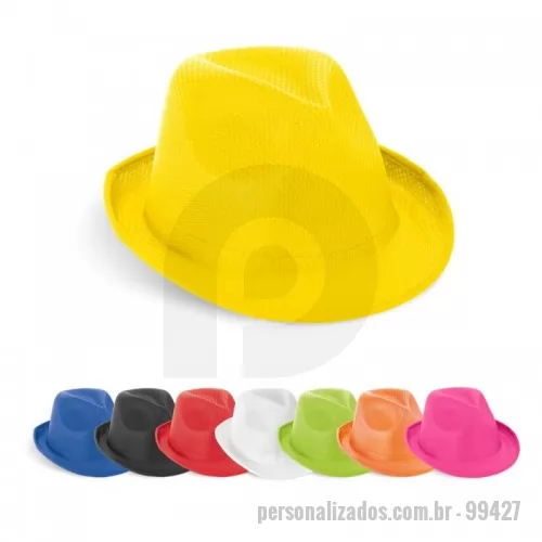 Chapéu personalizado - Chapéu em PP, disponível em várias cores. Fita não incluída. Tamanho: 58