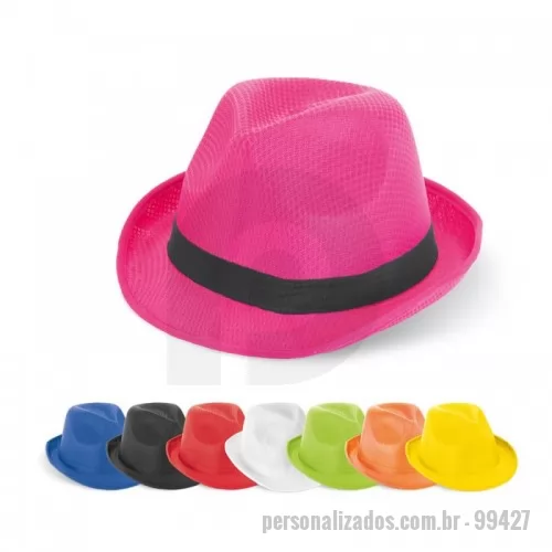 Chapéu personalizado - Chapéu em PP, disponível em várias cores. Fita não incluída. Tamanho: 58