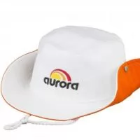 Chapéu em tecido brim ou microfibra modelo Australiano e logotipo silcado ou bordado