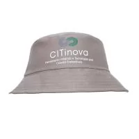 chapéu modelo Bucket  (cata ovo) em brim logotipo silck