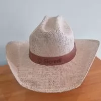 CHAPÉU DE JUTA PERSONALIZADO COM FAIXA DE COURO BAIXO RELEVO PARA SUA MARCA.FABRICAÇÂO PROPRIA.