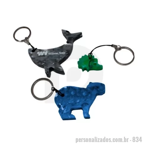 Chaveiro ecológico personalizado -  Green Plasticaria, fabricado 100% com plástico reciclado, produto inovador e eco sustentável, a escolha ideal para o meio ambiente e para adequação às estratégias corporativas de ESG.