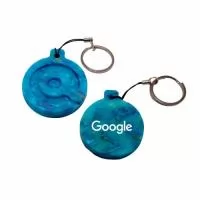 Green Plasticaria, fabricado 100% com plástico reciclado, produto inovador e eco sustentável, medindo 4,7x4,2cm , a escolha ideal para o meio ambiente e para adequação às estratégias corporativas de ESG.