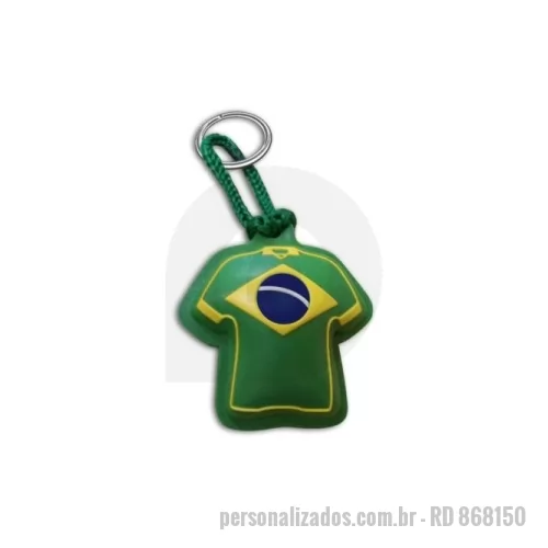 Chaveiro emborrachado personalizado - Chaveiro emborrachado flutuante, com cordão. Personalização em diversos formatos e tamanhos.