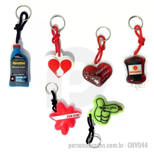 Chaveiro flutuante personalizado - Chaveiro Flutuante