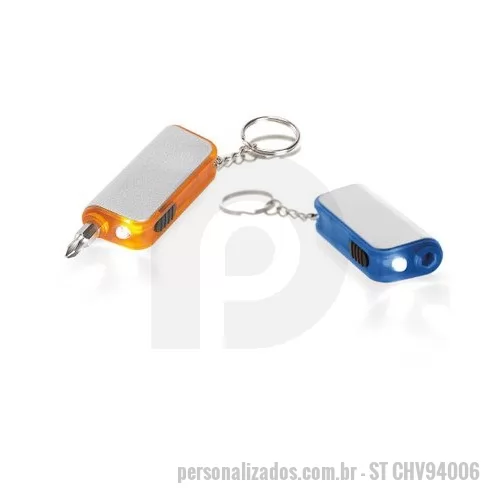 Chaveiro lanterna personalizado - Chaveiro com Lanterna para Brindes