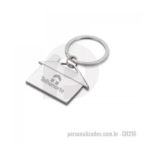 Chaveiro metálico personalizado - Chaveiro de Metal Personalizado