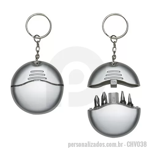 Chaveiro metálico personalizado - Chaveiro Ferramenta Multifunção
