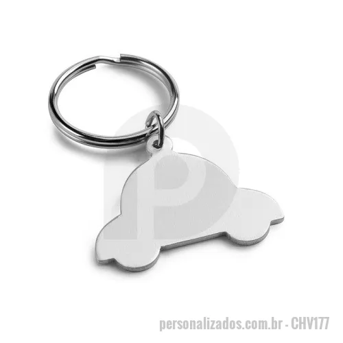 Chaveiro metálico personalizado - Chaveiro Metal Carro