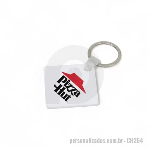 Chaveiro metálico personalizado - Chaveiro de Acrílico Personalizado