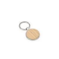 Chaveiro de Metal e Bambu Personalizado