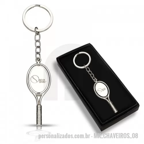 Chaveiro personalizado - Chaveiro Personalizado - MK_CHAVEIROS_08 - Chaveiro em metal latão fundido,desenvolvido para a Koch Tavaressistema giratório, molde especial, gravação frente e verso, alto e baixo relevo, banho de níquel - 120717 - Chaveiro