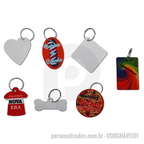 Chaveiro personalizado - Chaveiro com os dois lados personalizáveis com ótima definição de cores vários modelos e barato confira nossos preços e nossa entrega super rápida