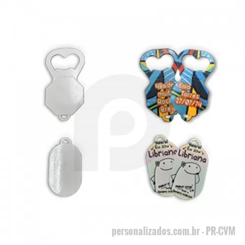 Chaveiro personalizado - Chaveiros de metal vários modelos personalizados em ambos os lados com qualidade fotográfica 