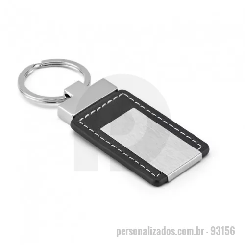 Chaveiro personalizado - Chaveiro em c. sintético e metal. Fornecido em caixa presente. 34 x 70 x 4 mm