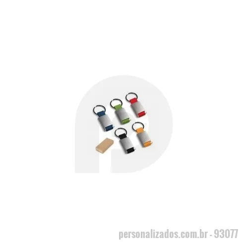 Chaveiro personalizado - Chaveiro Personalizado - 93077 - Chaveiro em metal e em webbing. - 179245 - Chaveiro