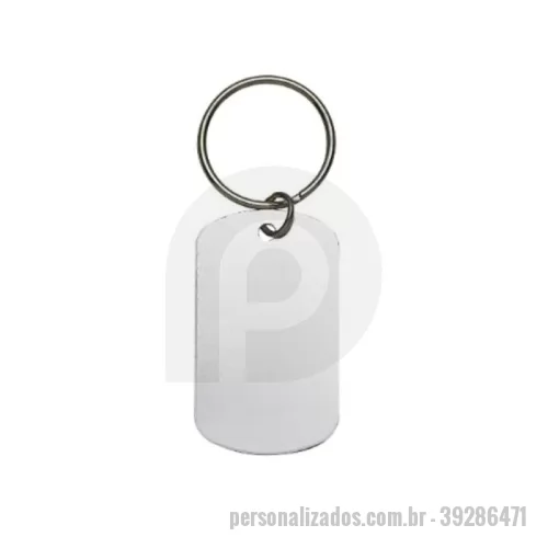 Chaveiro personalizado - **Sobre o Produto**  O **Chaveiro de Metal Plaquinha Personalizado com Gravação a Laser** é um brinde elegante, resistente e sofisticado, ideal para empresas, eventos, feiras e ações promocionais.  Produzido em metal de alta qualidade com acabamento fosco, possui formato retangular com bordas arredondadas, oferecendo um visual moderno e uma área ideal para personalização.  **Destaques do Produto**  * Fabricado em metal resistente * Formato retangular com bordas arredondadas * Acabamento com pintura fosca * Frente personalizável e verso liso * Gravação a laser permanente e durável  **Personalização**  A personalização é feita por **gravação a laser**, garantindo precisão, excelente acabamento e maior durabilidade.  O valor anunciado inclui a gravação em **um lado da peça**. Para personalização nos dois lados, há um acréscimo de R$ 1,00 por unidade.  **Prazo de Produção**  A produção é iniciada somente após a aprovação final do layout pelo cliente.