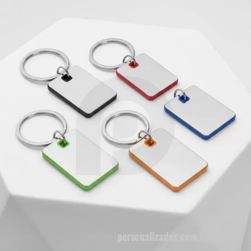 Chaveiro personalizado - Chaveiro Metal e ABS