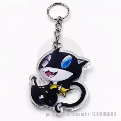 Chaveiro plástico ou acrílico personalizado - **Sobre o Produto**  O **Chaveiro de Acrílico Recortado Personalizado** é um brinde exclusivo e criativo, desenvolvido no formato da sua logo, personagem, mascote ou qualquer arte enviada, proporcionando um produto único e personalizado.  Produzido em **acrílico transparente de 2mm**, possui recorte de alta precisão e personalização em **impressão UV Digital**, garantindo cores vibrantes, excelente definição e maior durabilidade.  **Destaques do Produto**  * Formato totalmente personalizado conforme a arte enviada * Recorte de alta precisão * Acrílico transparente de 2mm * Impressão UV Digital de alta qualidade * Acabamento resistente e durável * Acompanha argola metálica  **Especificações Técnicas**  * Material: Acrílico transparente 2mm * Recorte: Personalizado * Impressão: UV Digital colorida * Personalização: Conforme arte do cliente  **Indicação** Ideal para empresas, brindes corporativos, eventos, feiras, aniversários, casamentos, formaturas, lojas, marcas, campanhas promocionais