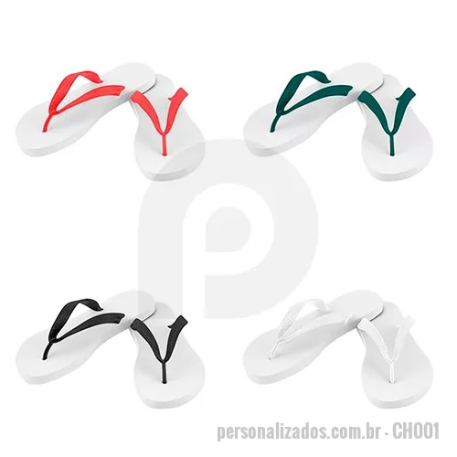 Chinelo personalizado - Chinelo emborrachado personalizado é uma excelente dica de brinde promocional para comemorações especiais ou ainda para presentear clientes e colaboradores no final do ano. Produzido em borracha anti-derrapante, não deforma e está disponível em cores variadas. Personalize com gravação de sua marca ou campanha no solado. Faça uma cotação conosco e compre a partir de 50 unidades.